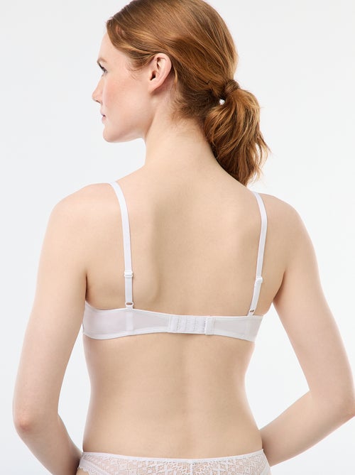 Sujetador balconette de encaje - Kiabi