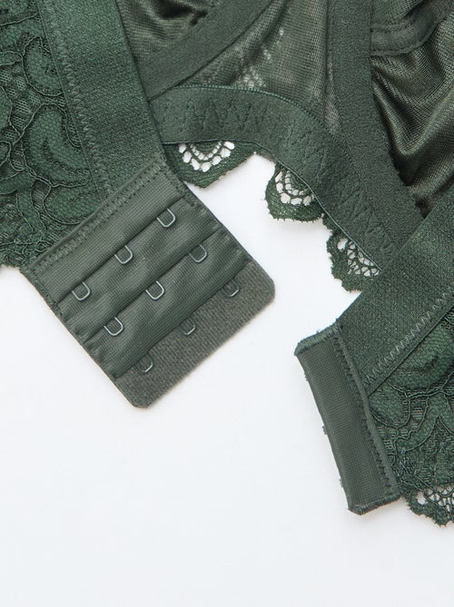 Sujetador balconette de encaje - Kiabi