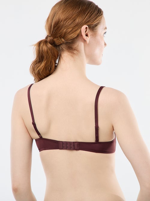 Sujetador balconette de encaje - Kiabi