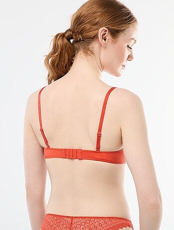 Sujetador balconette de encaje