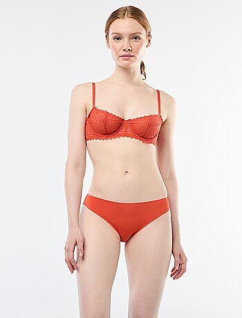 Sujetador balconette de encaje