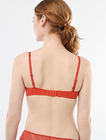 Sujetador balconette de encaje