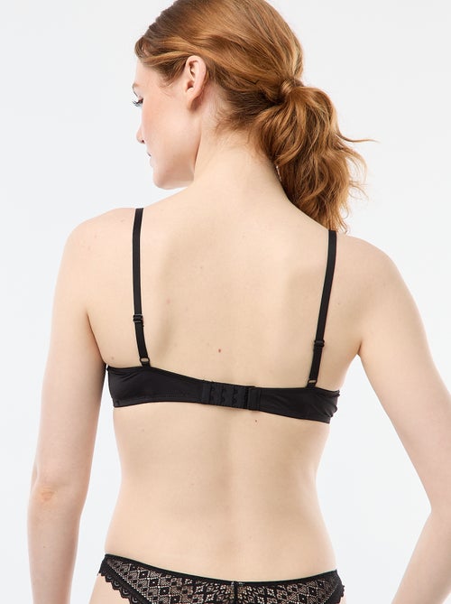 Sujetador balconette de encaje - Kiabi
