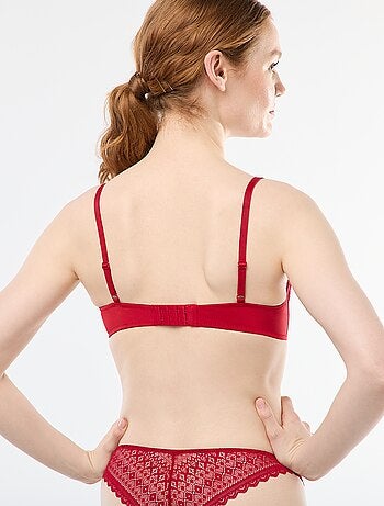 Sujetador balconette de encaje