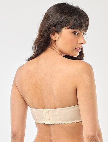 Sujetador balconette de tul floral