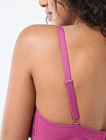 Sujetador balconette con encaje