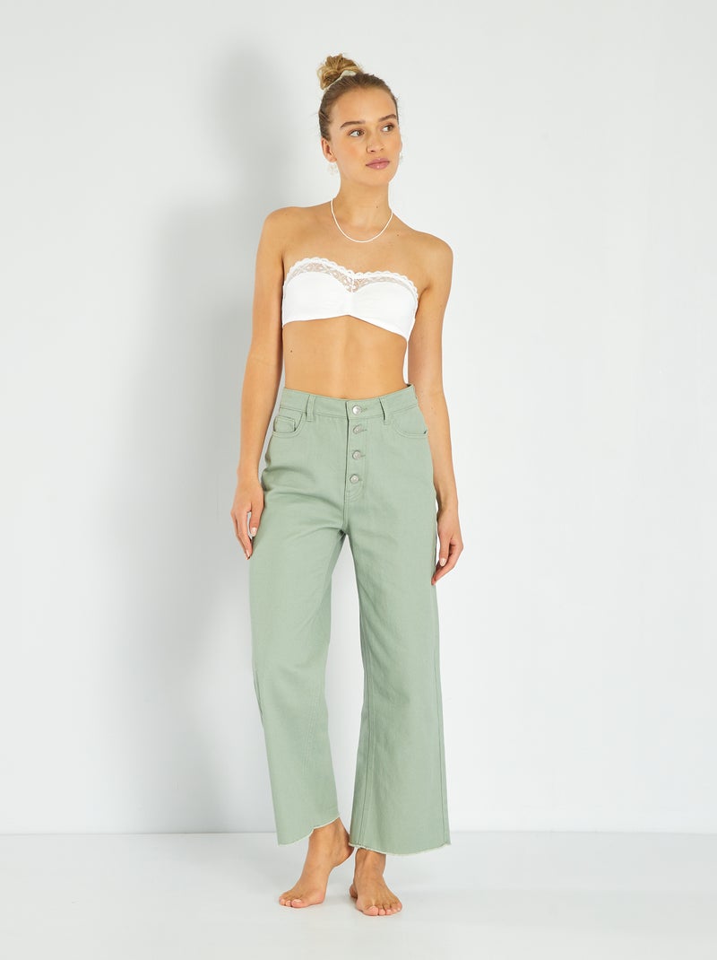 Sujetador bandeau Blanco - Kiabi