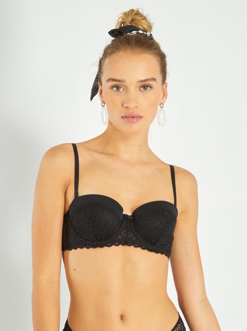 Sujetador bandeau con foam - Kiabi