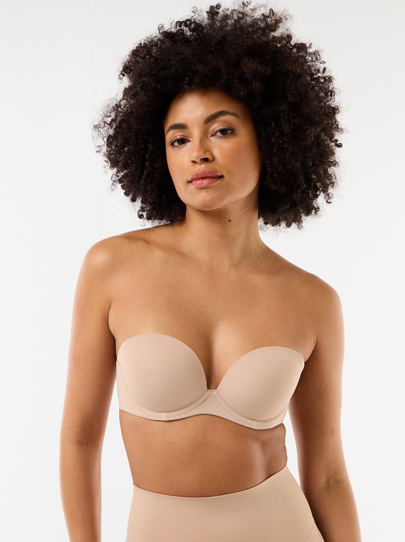Sujetador bandeau invisible ROSA - Kiabi