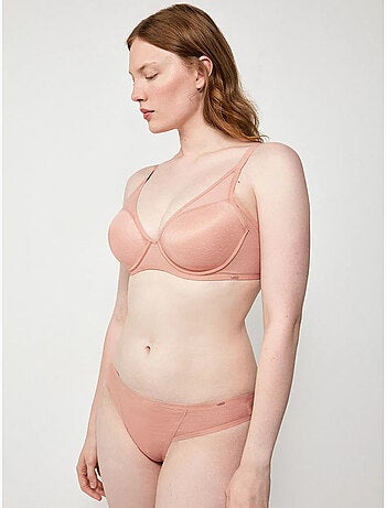 Sujetador bralette capacidad, con aro y foam, de plumetti