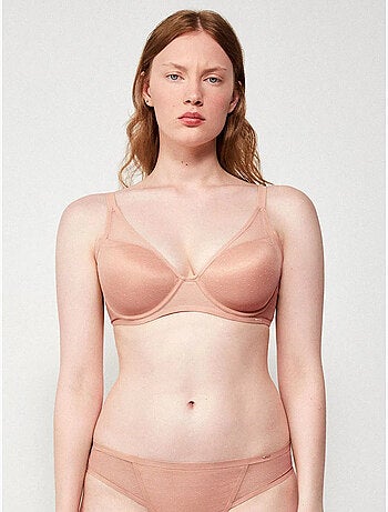 Sujetador bralette capacidad, con aro y foam, de plumetti