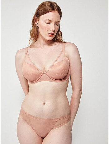 Sujetador bralette capacidad, con aro y foam, de plumetti
