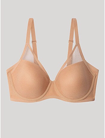 Sujetador bralette capacidad, con aro y foam, de plumetti