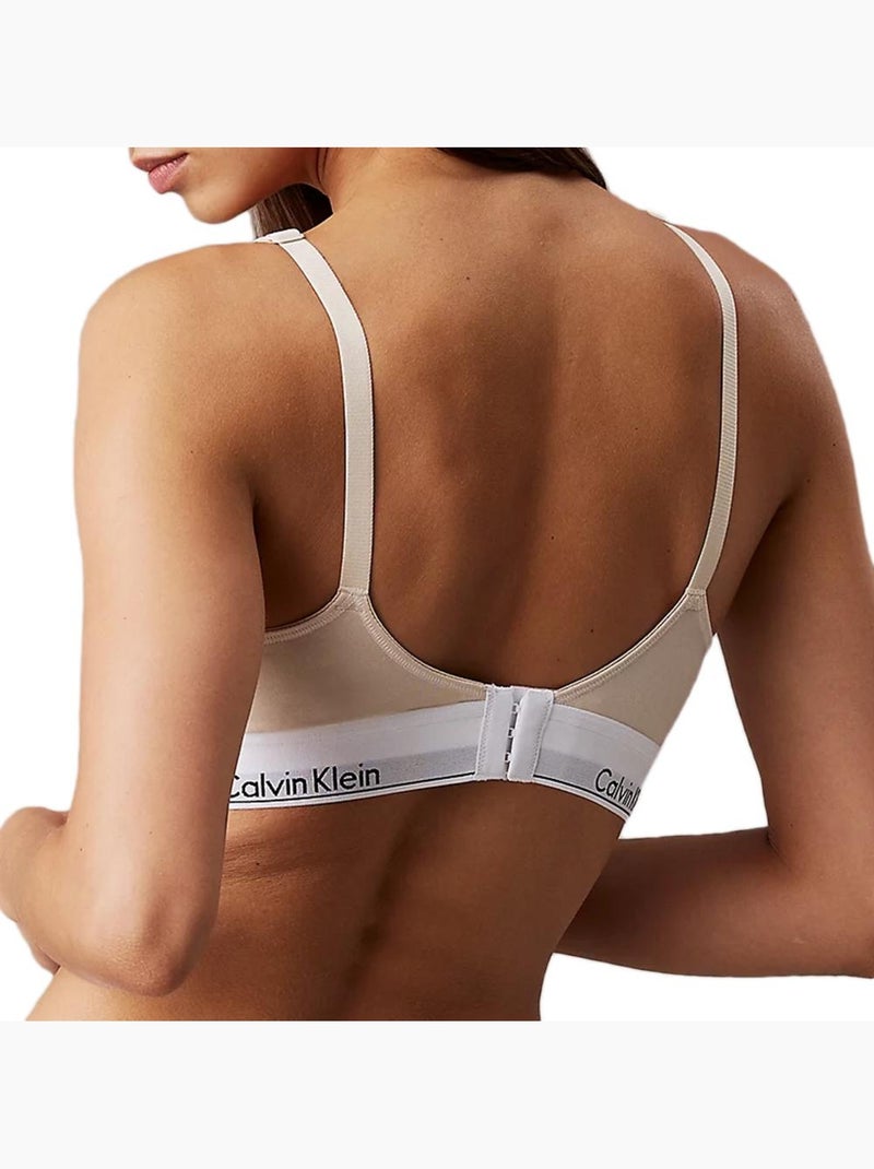 Sujetador Calvin Klein Jeans para Mujer Beige - Kiabi