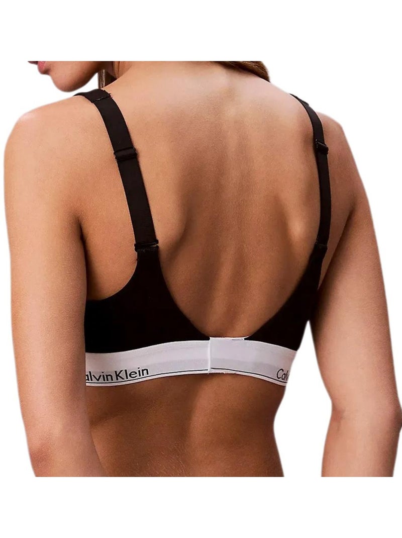 Sujetador calvin klein jeans push-up para mujer Negro - Kiabi