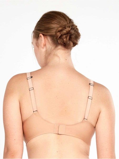 Sujetador capacidad reductor sin aro ni foam,de microfibra y encaje - Kiabi Sujetador capacidad reductor sin aro ni foam,de microfibra y encaje - Kiabi