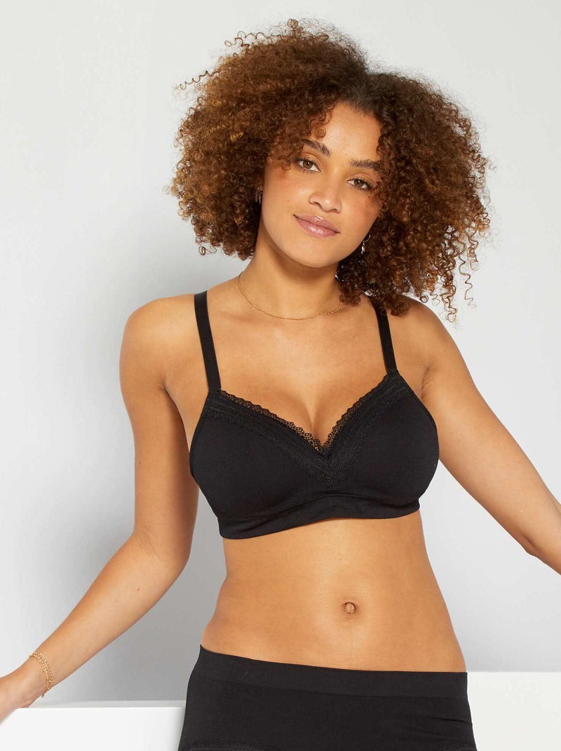Sujetador con foam 'Sans Complexe' negro - Kiabi
