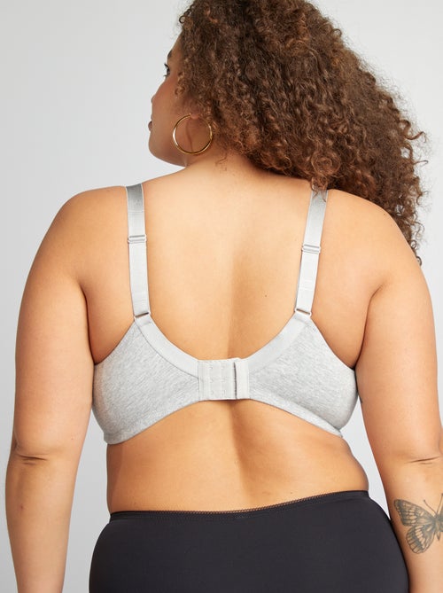 Sujetador corbeille de punto - Kiabi