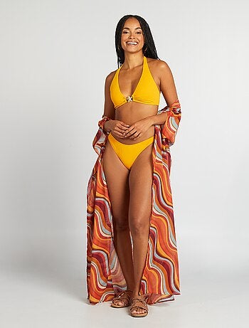 Sujetador de bikini con detalle de estrella