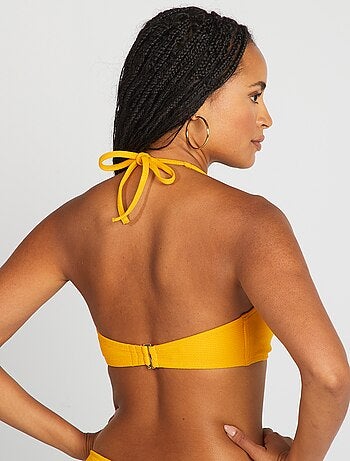Sujetador de bikini con detalle de estrella
