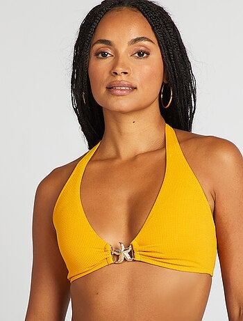 Sujetador de bikini con detalle de estrella