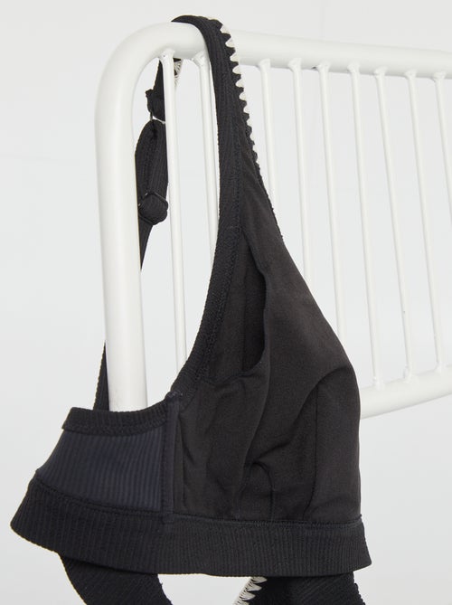 Sujetador de bikini posoperatorio de nido de abeja - Kiabi