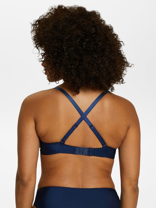 Sujetador de encaje y microfibra 'Sans complexe' - Kiabi