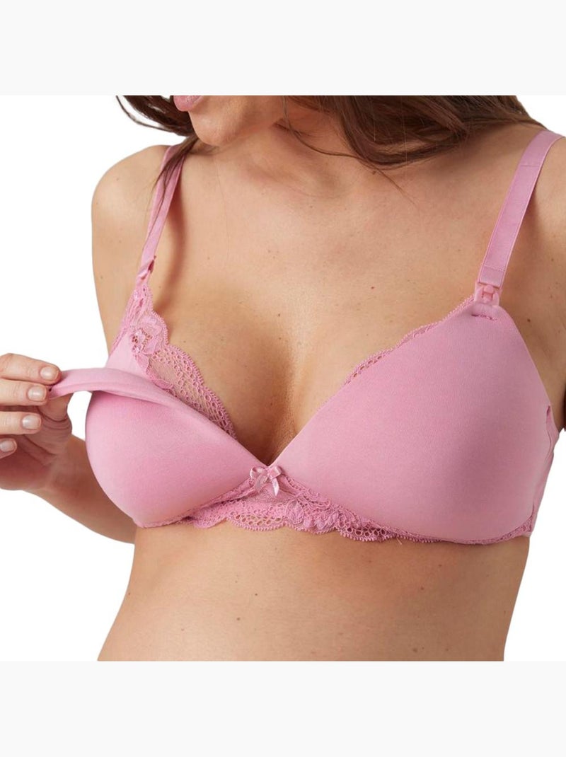 Sujetador de Lactancia 2 en 1 para Mujer Mamalicious Rosa - Kiabi
