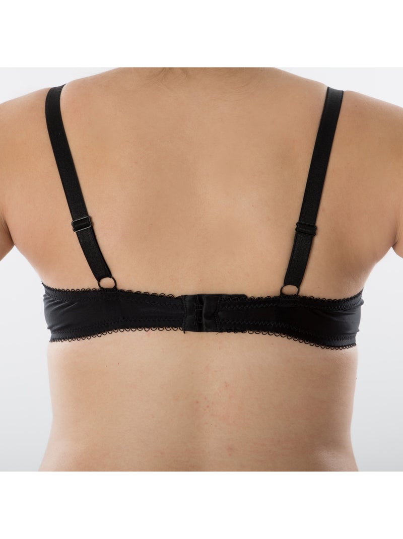 Sujetador de lactancia con aros flexibles NICOLE 'Bogema' Negro Beige - Kiabi