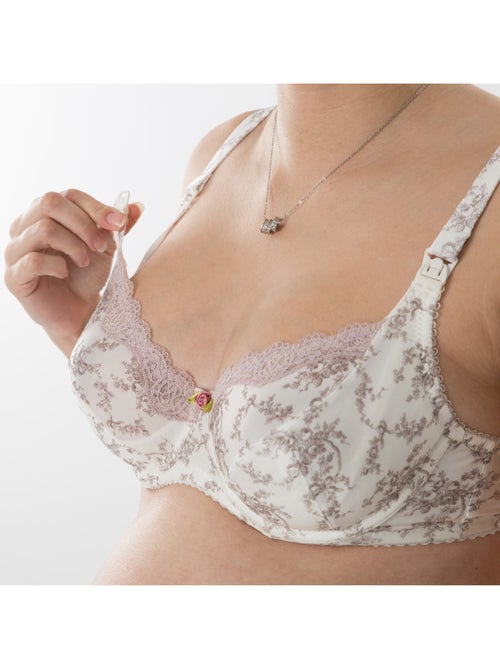 Sujetador de lactancia con aros suaves BÉATRICE 'Bogema' - Kiabi