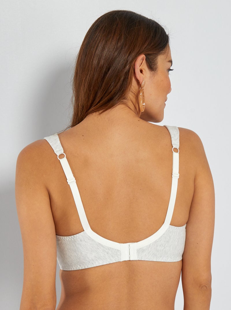 Sujetador de lactancia 'Sans Complexe' GRIS - Kiabi