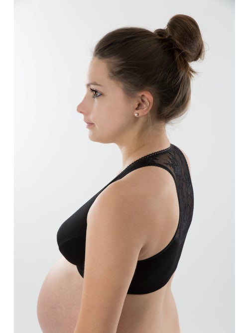 Sujetador de noche de maternidad con encaje 'Bogema' - Kiabi