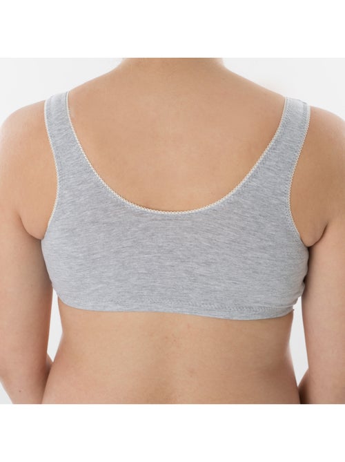 Sujetador de noche de maternidad GRIS 'Bogema' - Kiabi