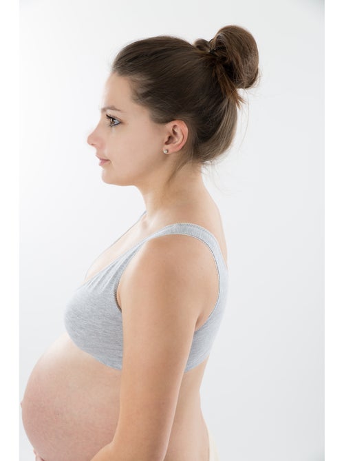 Sujetador de noche de maternidad GRIS 'Bogema' - Kiabi