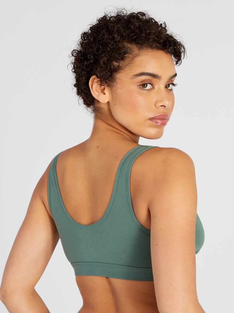 Sujetador de triángulo - So Easy VERDE - Kiabi