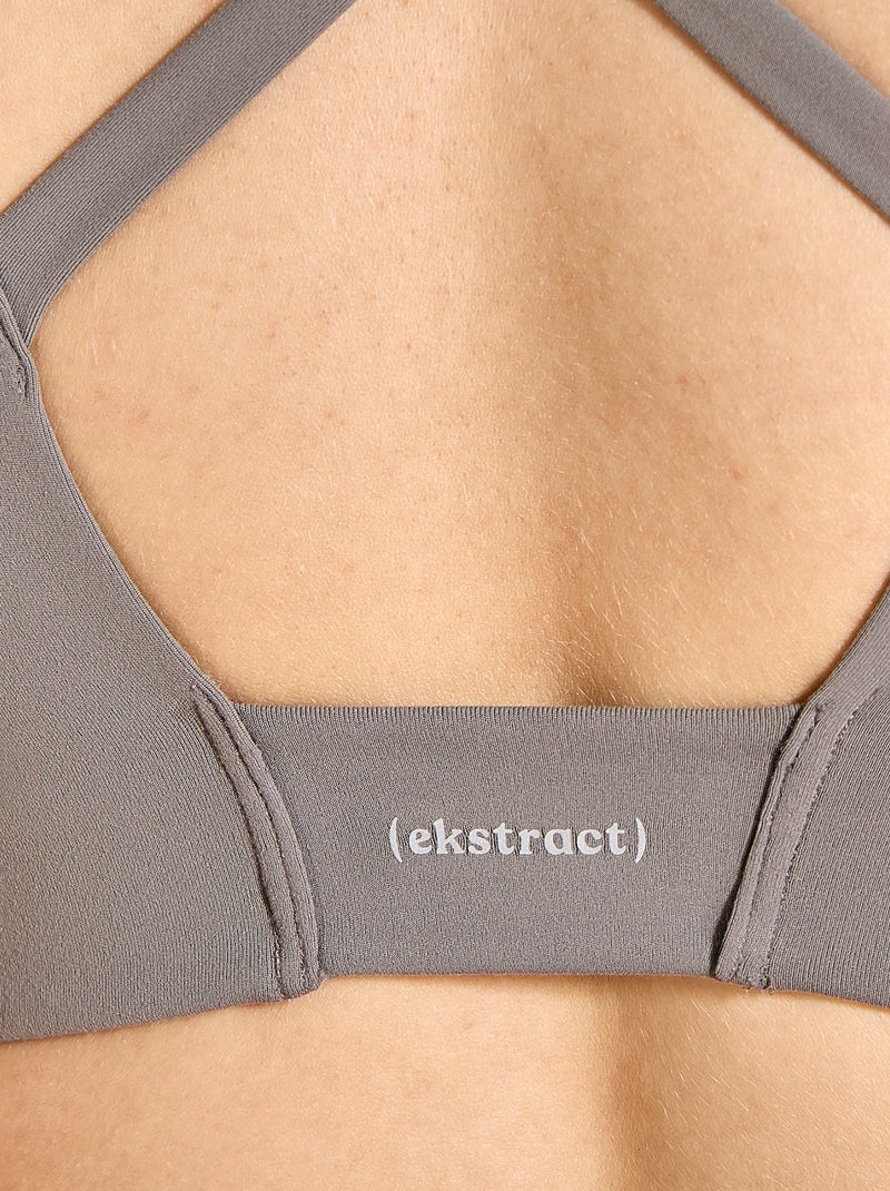 Sujetador deportivo - (ekstract) Gris - Kiabi