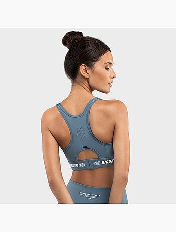 Sujetador deportivo alto impacto fitness mujer cardio