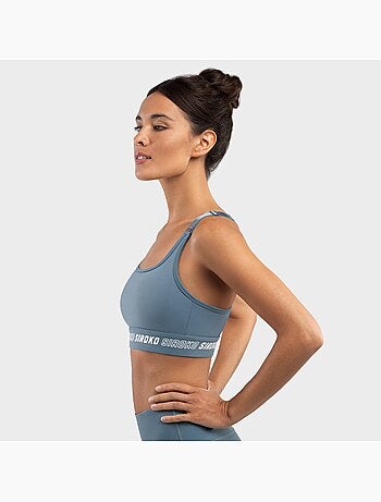 Sujetador deportivo alto impacto fitness mujer cardio