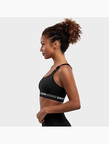 Sujetador deportivo alto impacto fitness mujer cardio