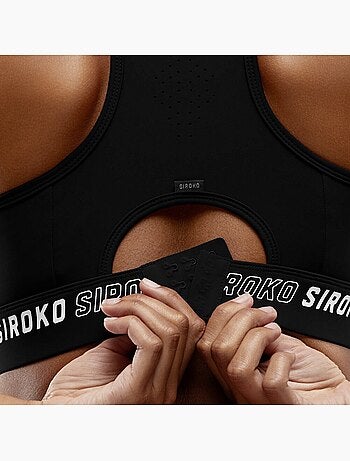 Sujetador deportivo alto impacto fitness mujer cardio