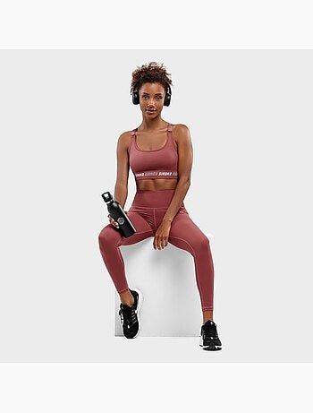 Sujetador deportivo alto impacto fitness mujer cardio
