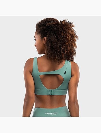 Sujetador deportivo alto impacto fitness mujer cross