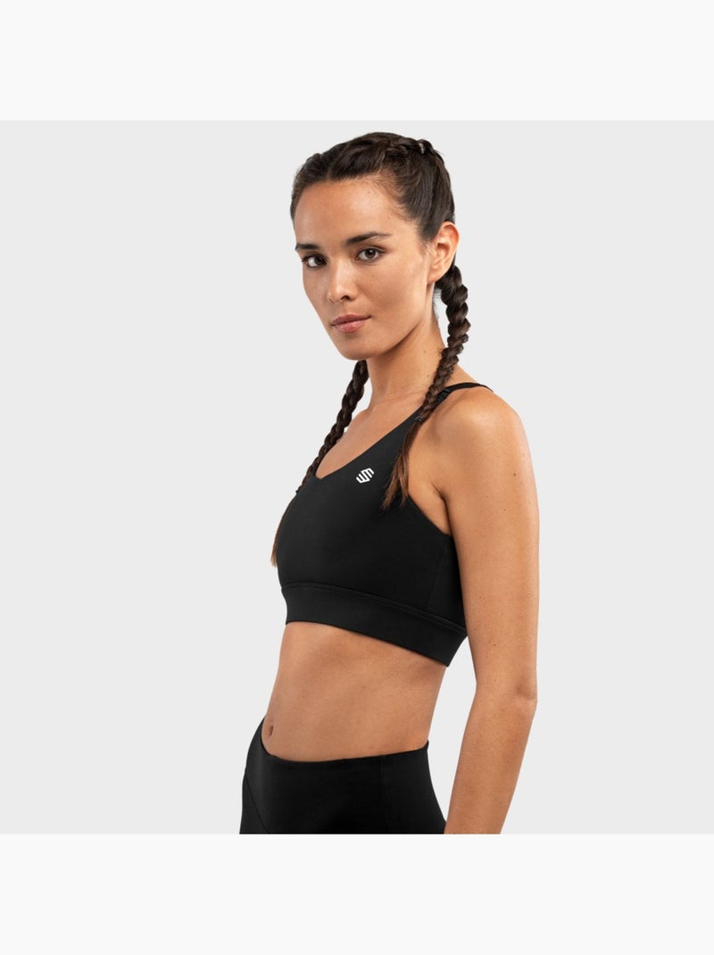 Sujetador deportivo alto impacto fitness mujer pacemaker Negro - Kiabi