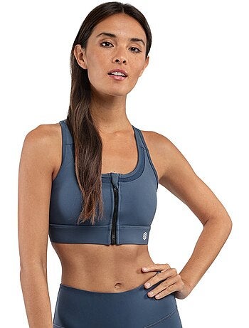 Sujetador deportivo alto impacto fitness mujer squat