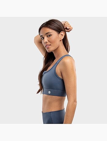 Sujetador deportivo alto impacto fitness mujer squat