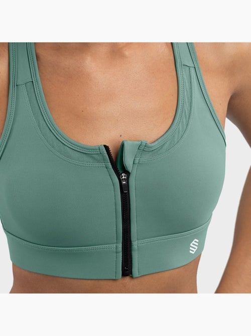 Sujetador deportivo alto impacto fitness mujer squat - Kiabi Sujetador deportivo alto impacto fitness mujer squat - Kiabi