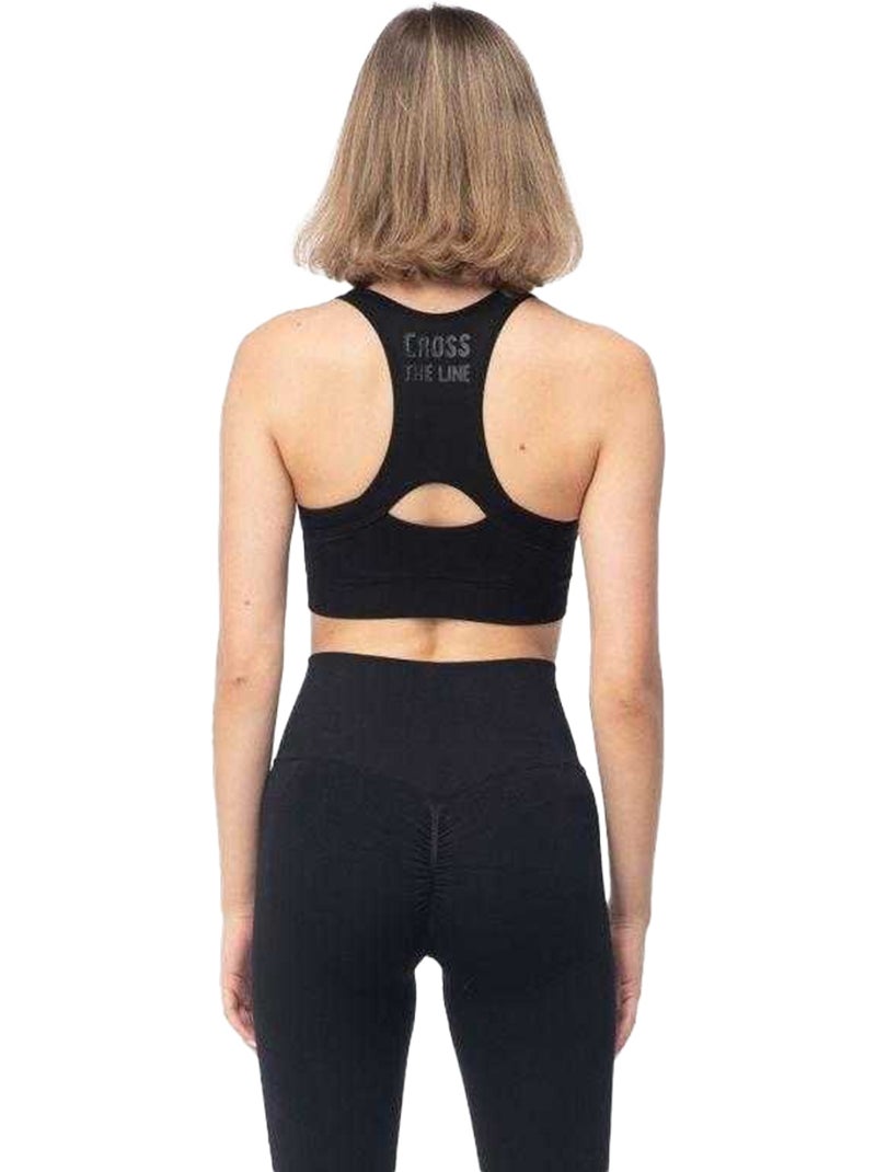Sujetador deportivo carmen ii para mujer - iq Negro - Kiabi