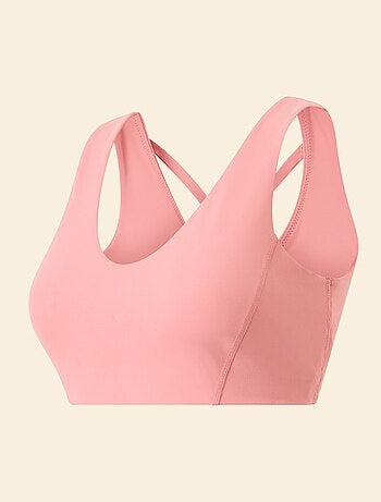 Sujetador deportivo cruzado en la espalda sujeción media - (ekstract)