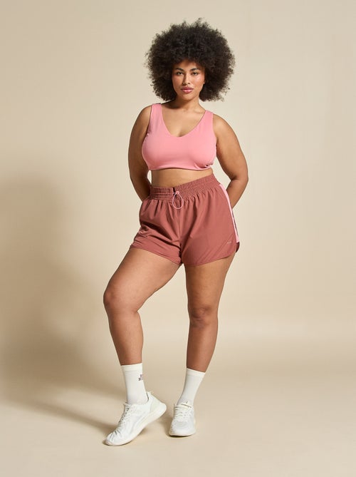 Sujetador deportivo cruzado en la espalda sujeción media - (ekstract) - Kiabi Sujetador deportivo cruzado en la espalda sujeción media - (ekstract) - Kiabi