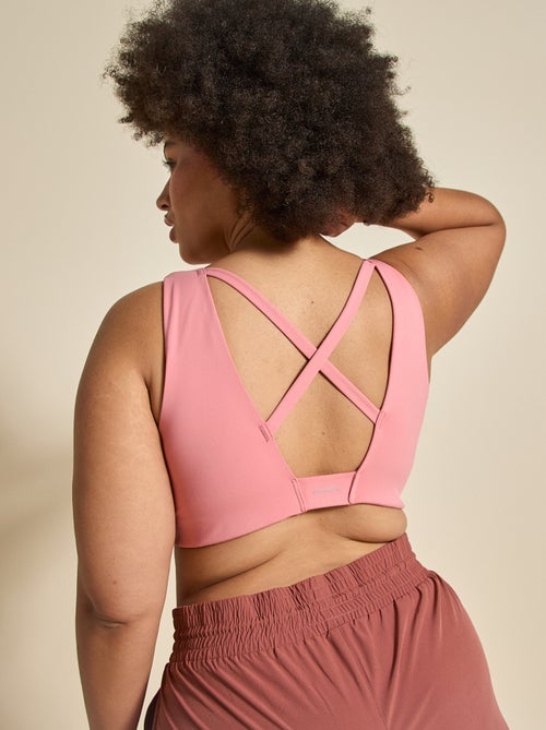 Sujetador deportivo cruzado en la espalda sujeción media - (ekstract) - Kiabi Sujetador deportivo cruzado en la espalda sujeción media - (ekstract) - Kiabi